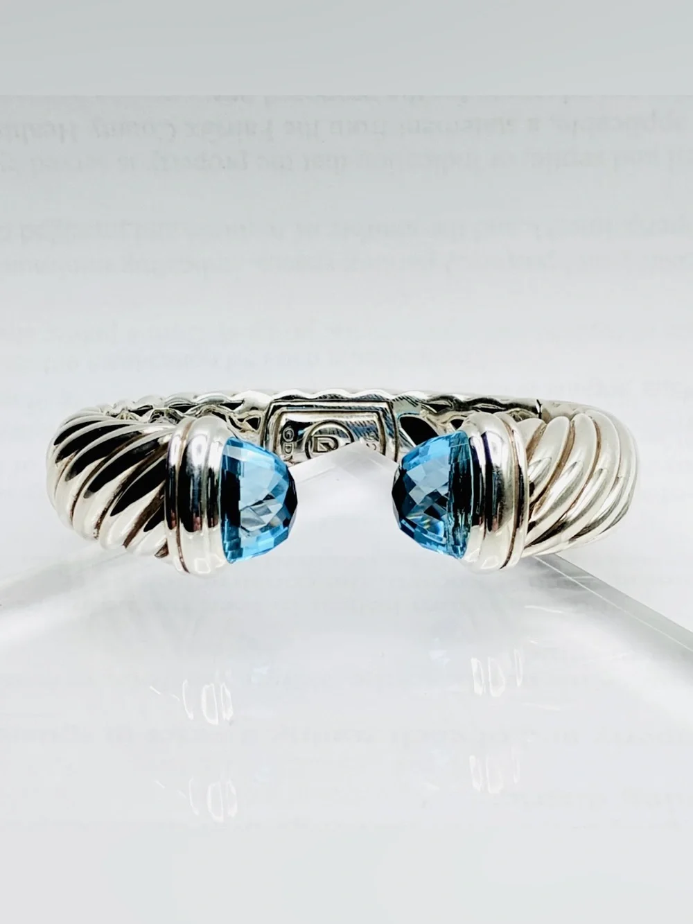 David Yurman 15mm Waverly Topaz Bracelet